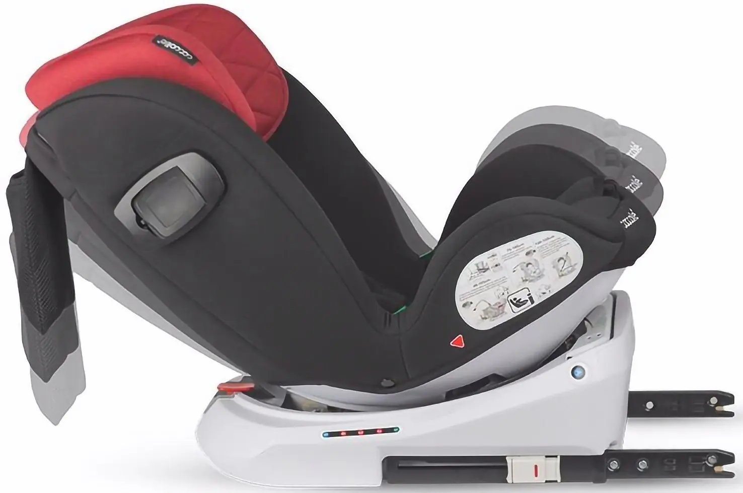 Scaun auto Coccolle Lyra iSize (Dahlia Red) - 5