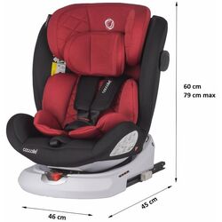 Scaun auto Coccolle Lyra iSize (Dahlia Red) Thumb