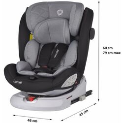 Scaun auto Coccolle Lyra iSize (Greystone) Thumb