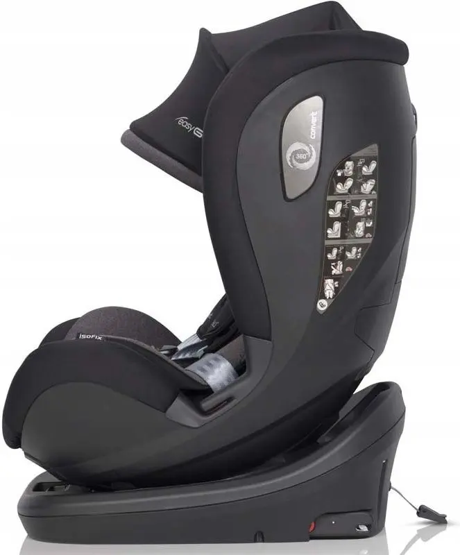 Scaun auto EasyGo Convert (Iron Black)