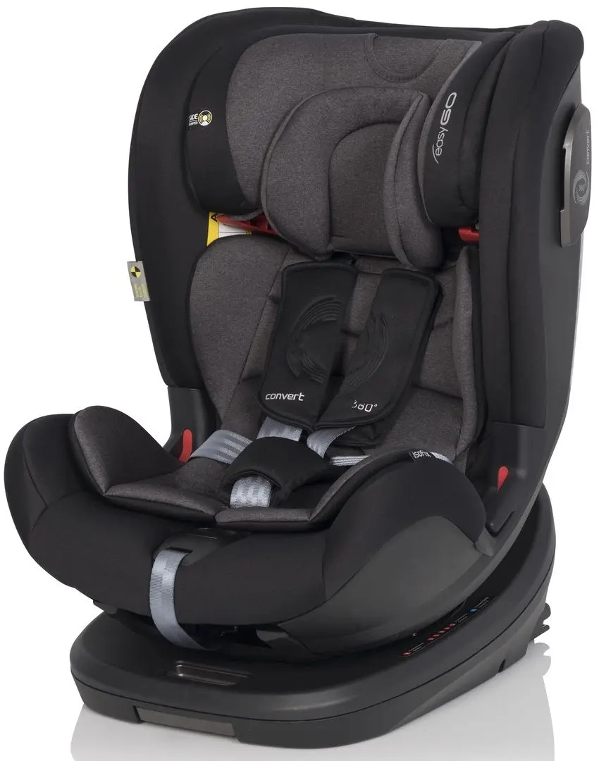 Scaun auto EasyGo Convert (Iron Black)