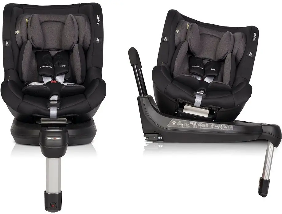 Scaun auto EasyGo Rotario (Iron Black)