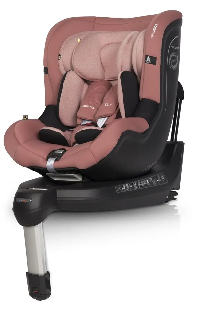 Scaun auto EasyGo Rotario (Rose)