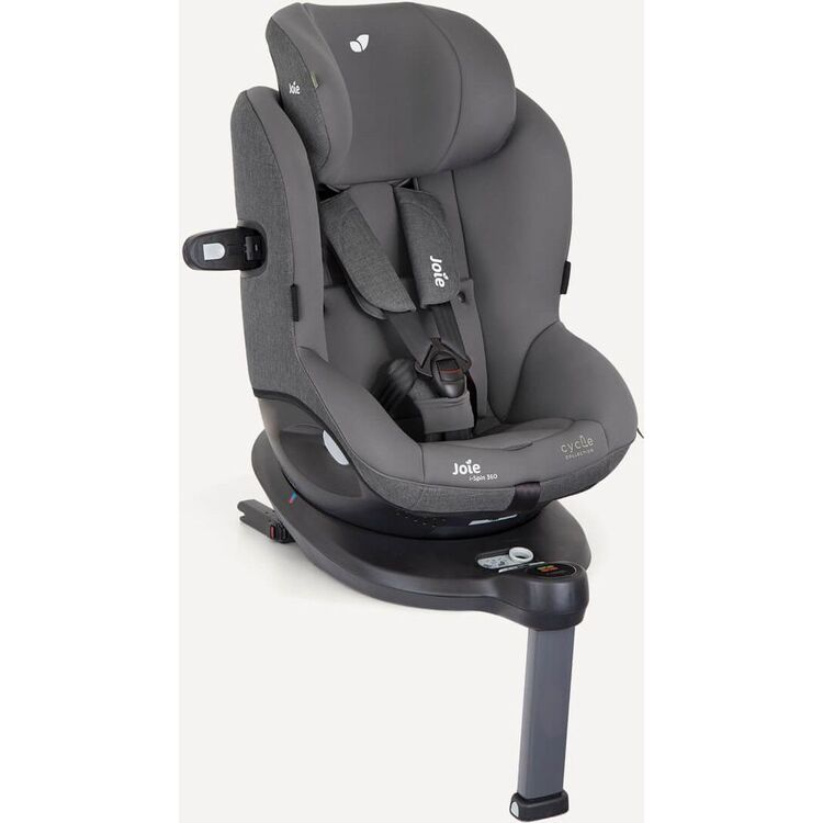 Siège Auto Joie I-Spin 360 - Groupe 0+/1 (0-105 Cm), Pivotant 360°, Isofix, Harnais 5 Points, Couleur Shale Noir - 3
