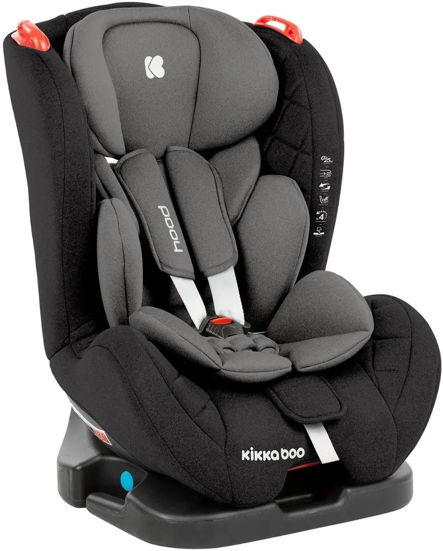 Scaun auto Kikka Boo Hood (Black)