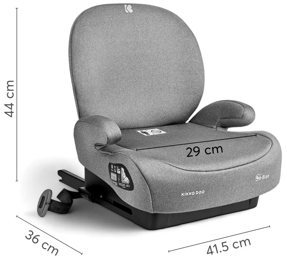Scaun auto Kikka Boo I-Boost (Brown) - 6