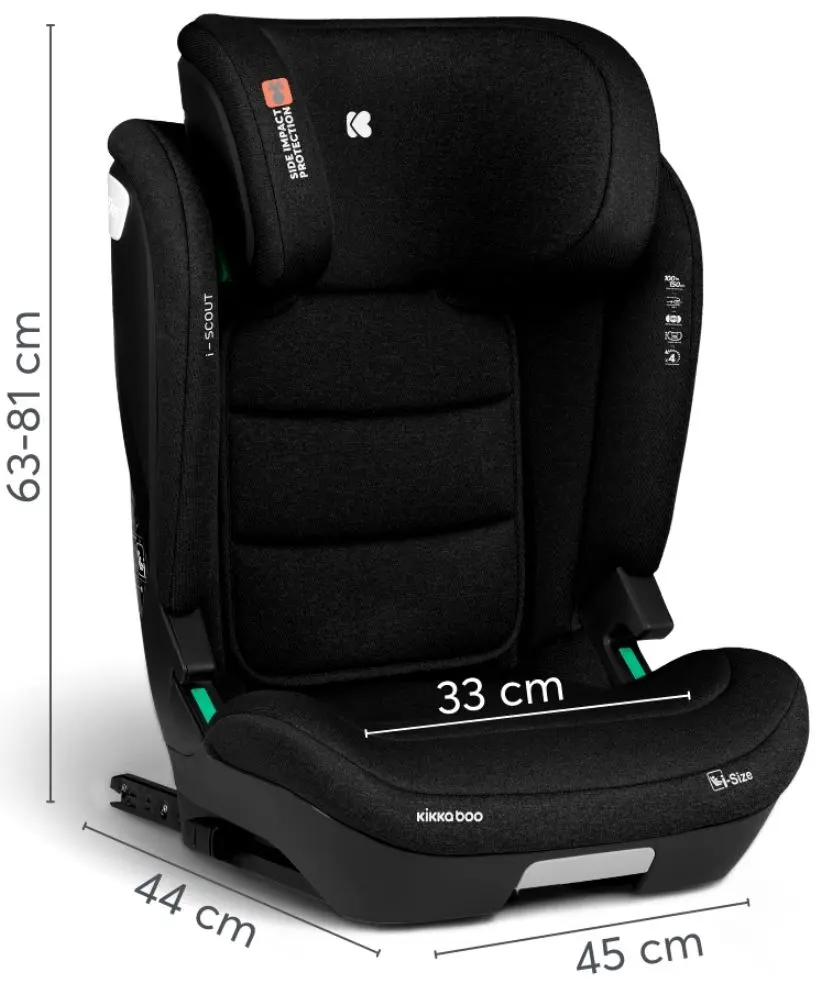 Автокресло Kikka Boo i-Scout (Black)
