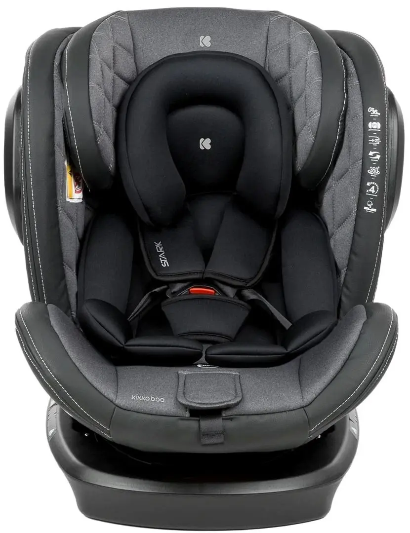 Scaun auto Kikka Boo Stark (Dark Grey)