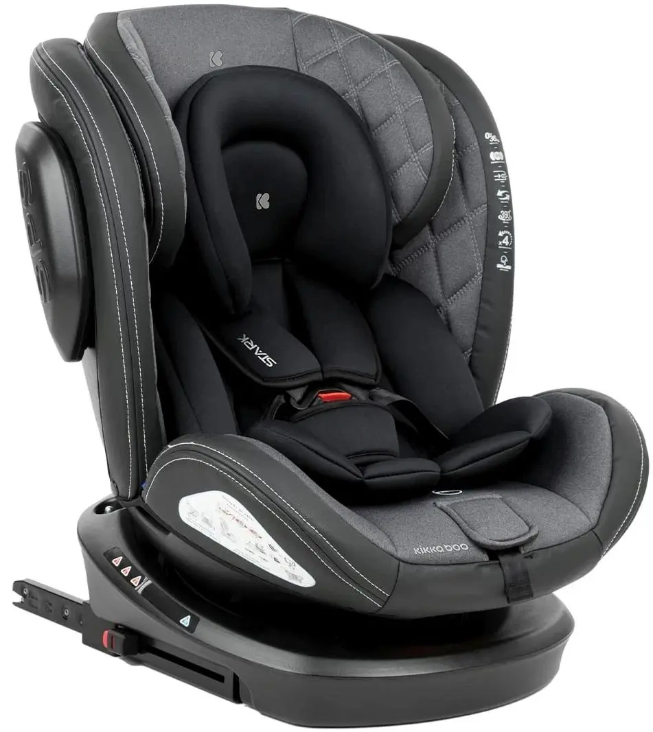 Scaun auto Kikka Boo Stark (Dark Grey)