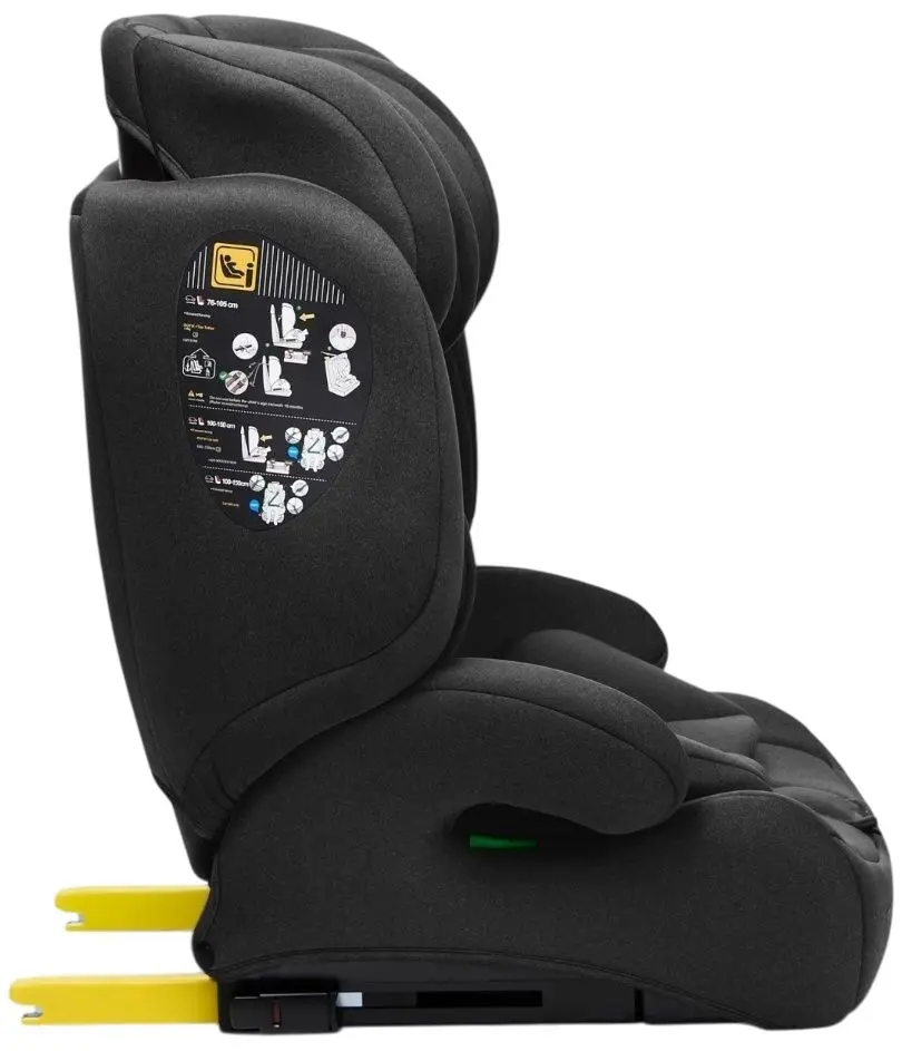 Автокресло KikkaBoo i-Bronn (Black)