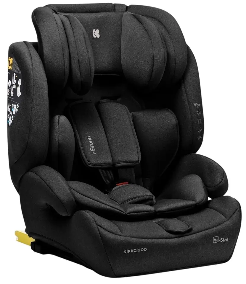 Автокресло KikkaBoo i-Bronn (Black)