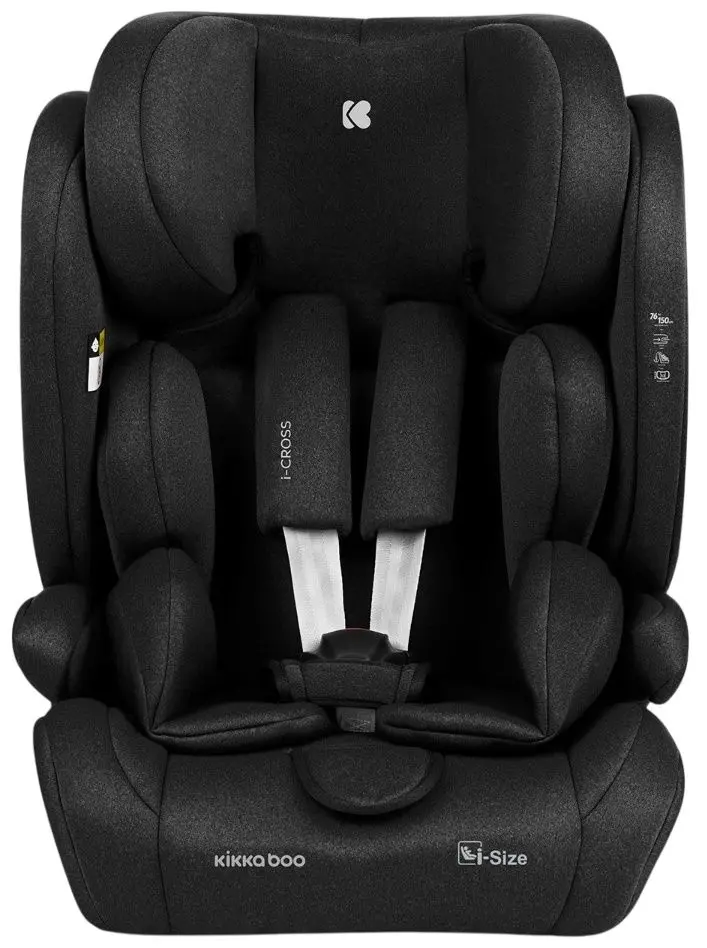 Scaun auto KikkaBoo i-Cross (Black)