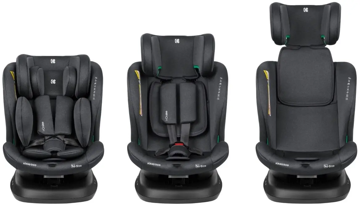 Scaun auto KikkaBoo i-Cruise (Dark Grey)