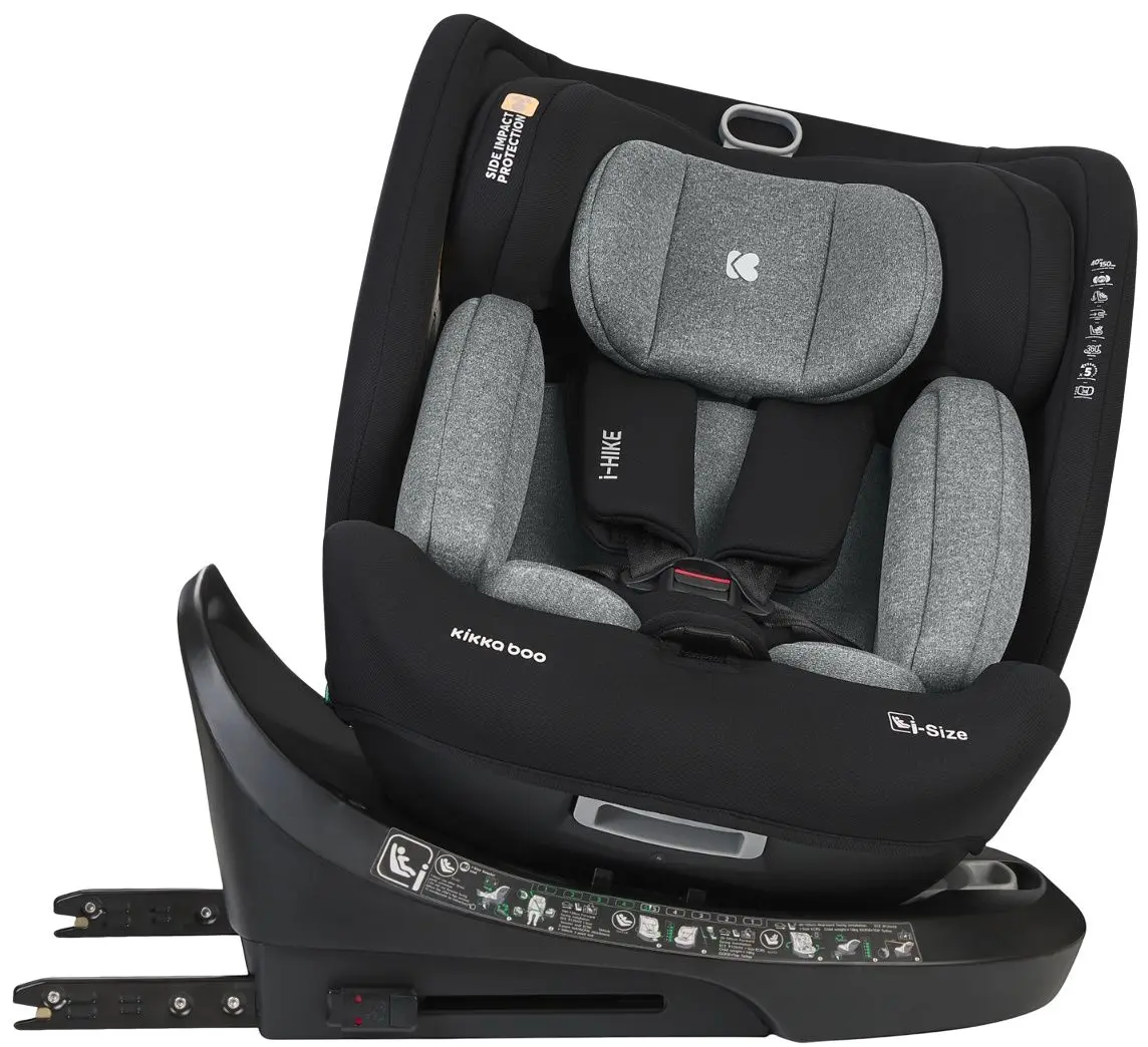 Scaun auto KikkaBoo i-Hike (Dark Grey)