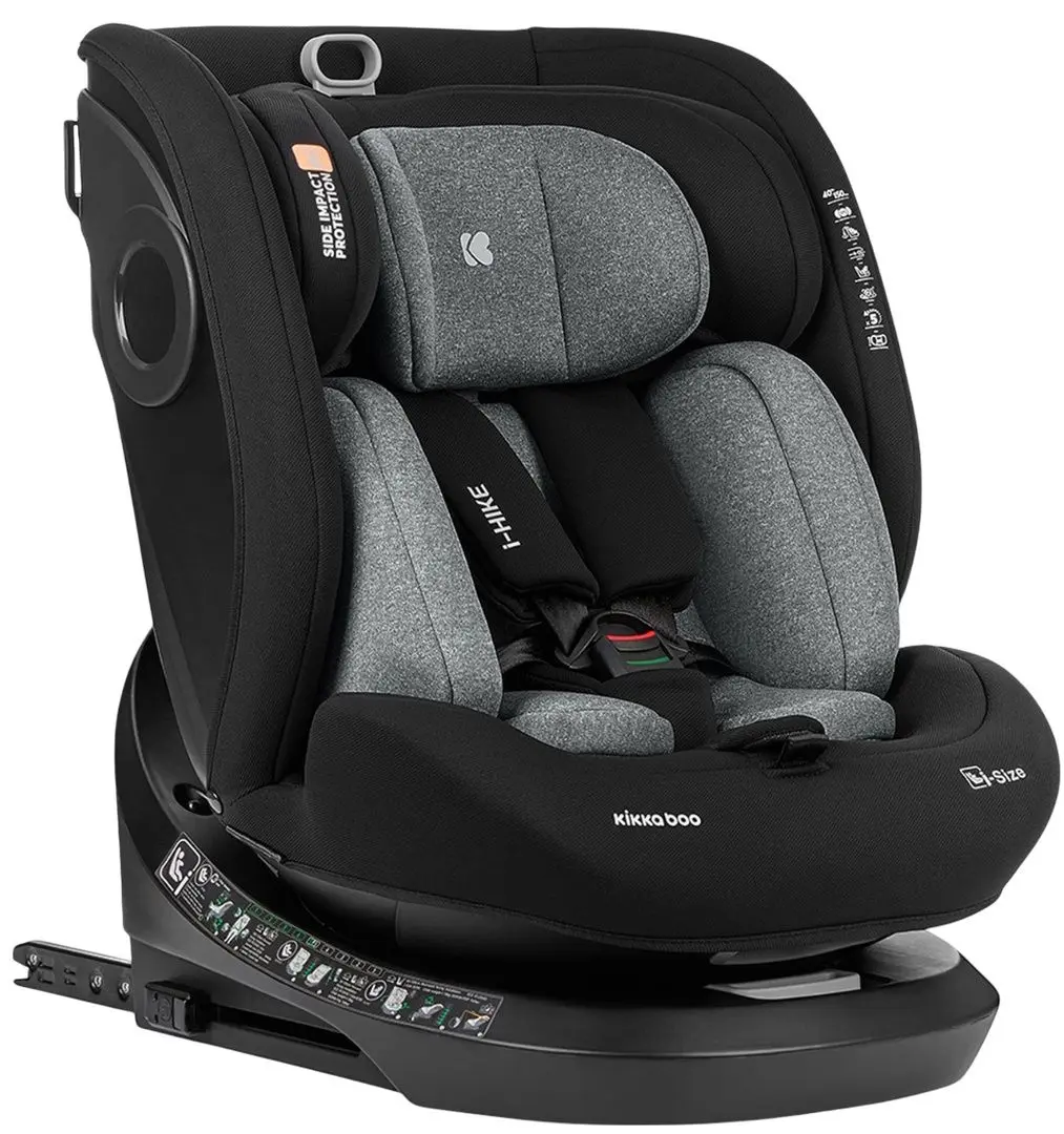 Scaun auto KikkaBoo i-Hike (Dark Grey)