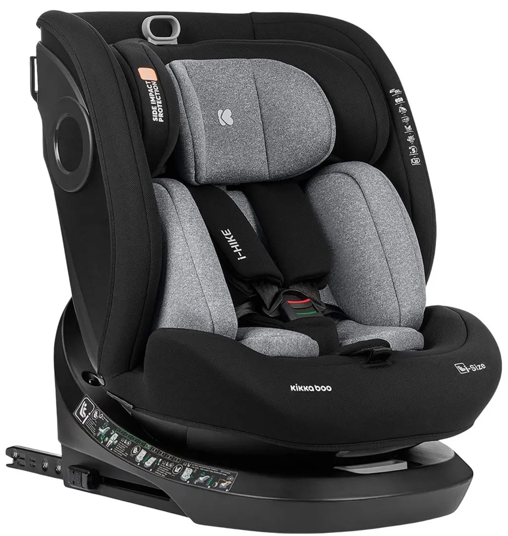 Scaun auto KikkaBoo i-Hike (Light Grey)