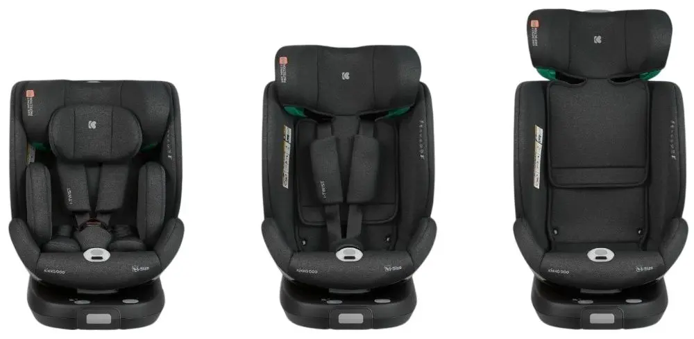 Scaun auto KikkaBoo i-Twist (Black)