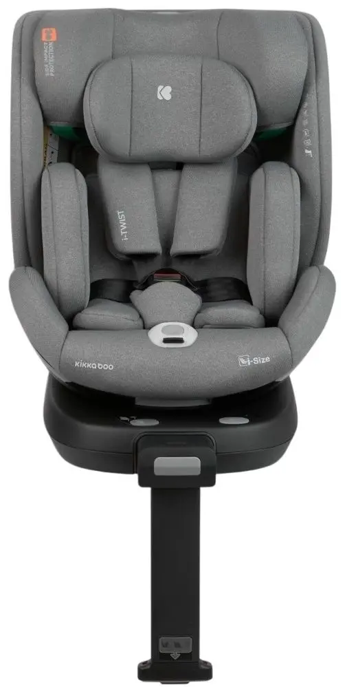 Scaun auto KikkaBoo i-Twist (Dark Grey)