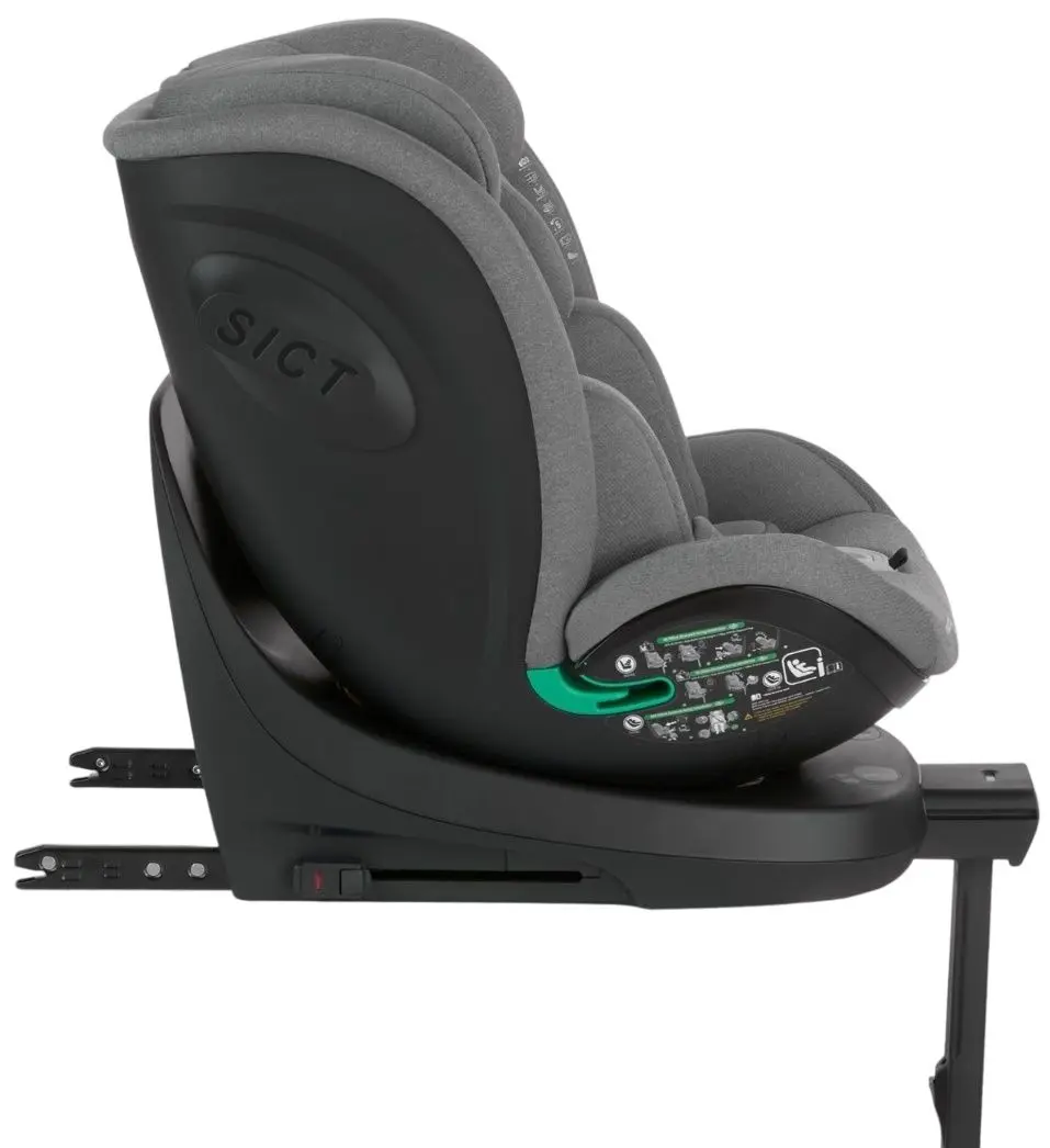 Scaun auto KikkaBoo i-Twist (Dark Grey)