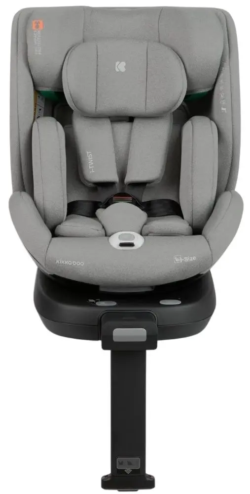 Scaun auto KikkaBoo i-Twist (Light Grey)