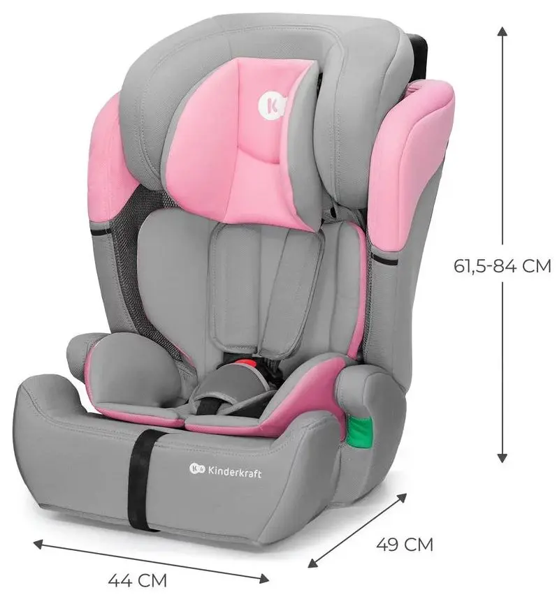 Автокресло Kinderkraft Comfort Up i-Size KCCOUP02PNK0000 (Grey/Pink) - 2