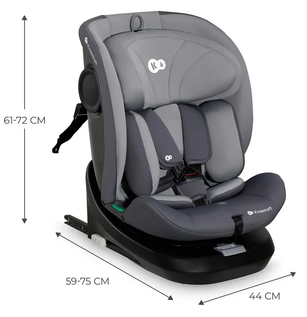 Автокресло Kinderkraft i-Grow i-Size KCIGRO00GRY0000 (Grey)