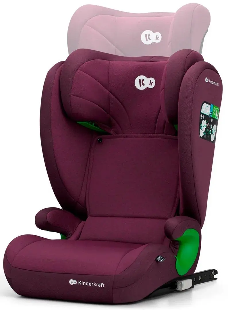 Scaun auto Kinderkraft Junior Fix 2 (Cherry Pearl)