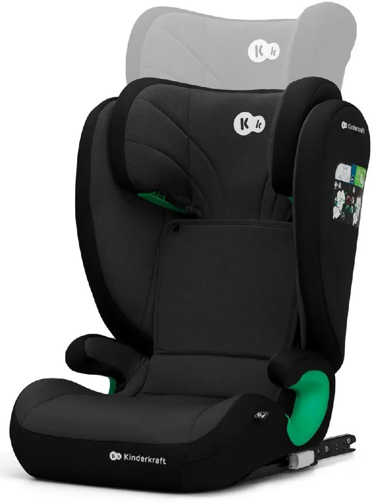 Scaun auto Kinderkraft Junior Fix 2 (Graphite Black)