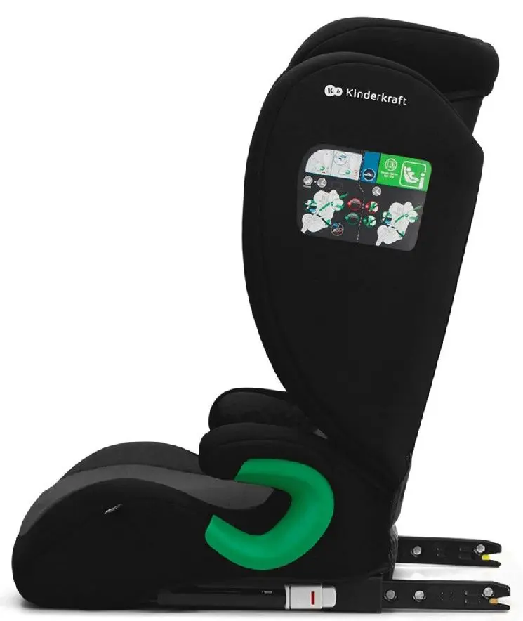 Scaun auto Kinderkraft Junior Fix 2 (Graphite Black)