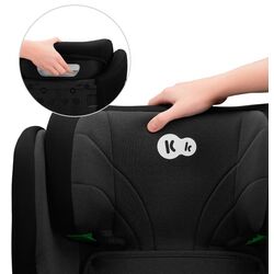 Scaun auto Kinderkraft Junior Fix 2 (Graphite Black) Thumb