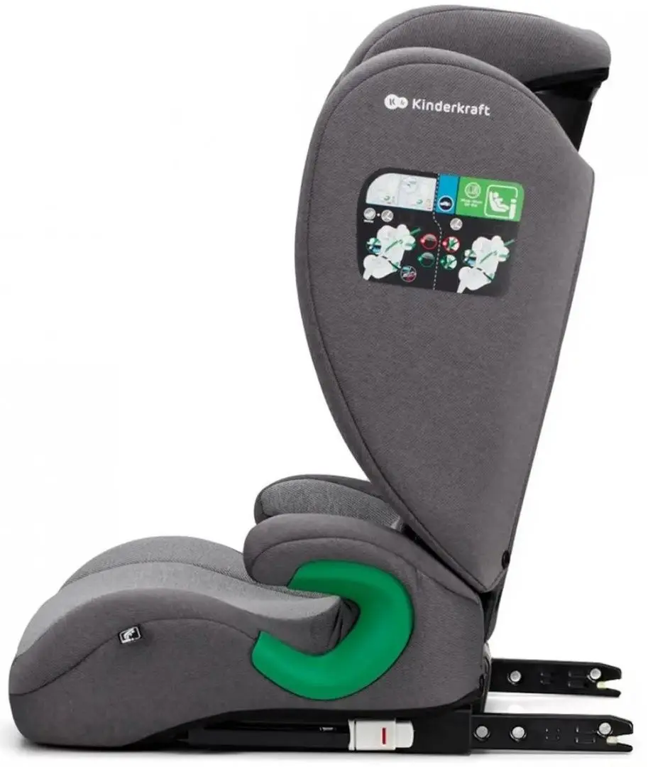 Автокресло Kinderkraft Junior Fix 2 (Rocket Grey) - 5