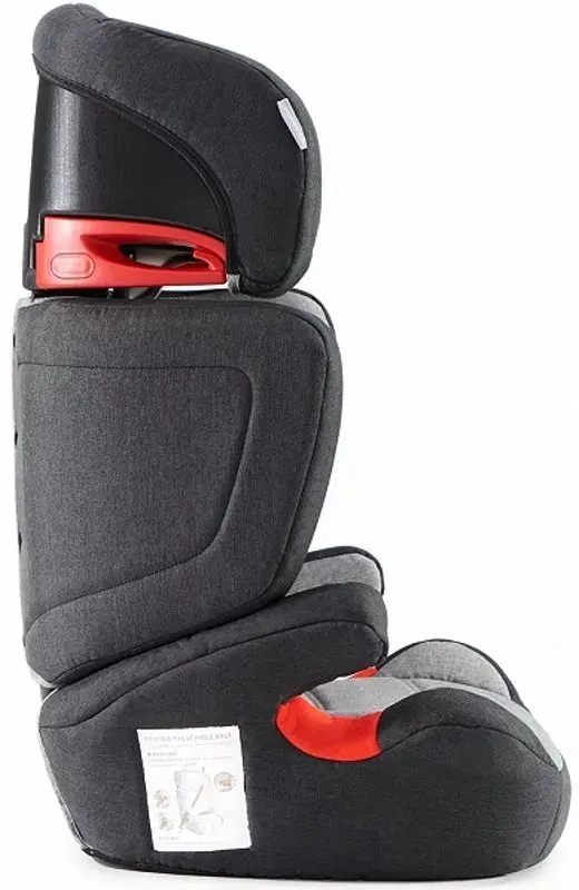 Scaun auto KinderKraft Junior Fix (Black/Grey)