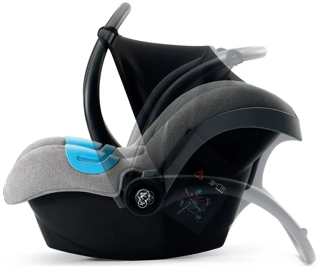 Автокресло KinderKraft Mink (Gray Melange) - 6