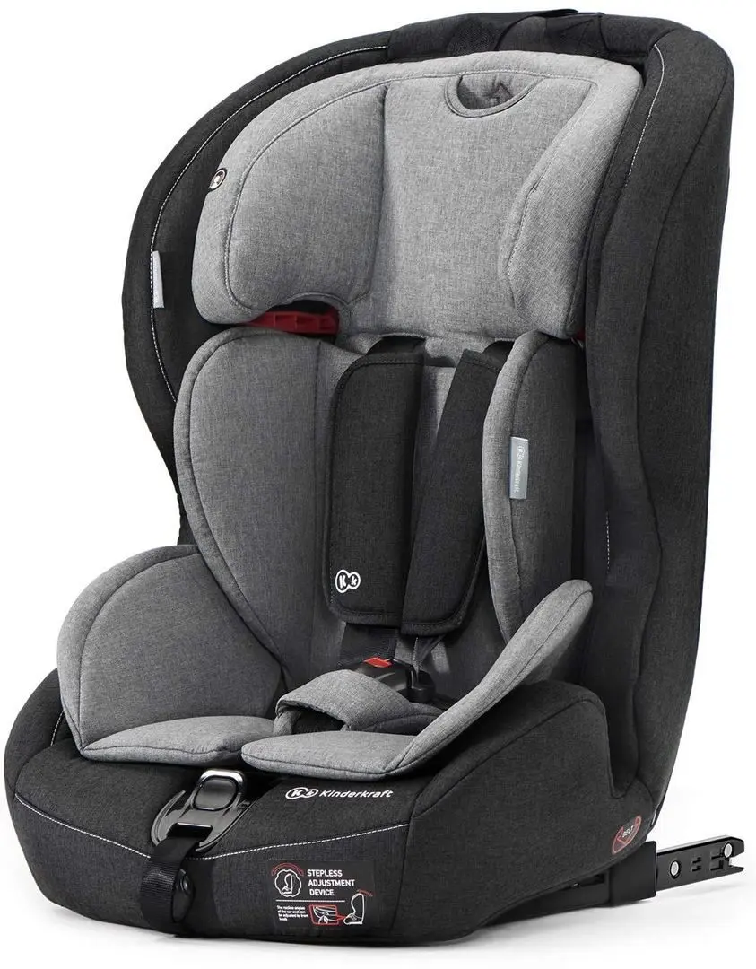 Автокресло KinderKraft Safety Fix (Black/Grey) - 2
