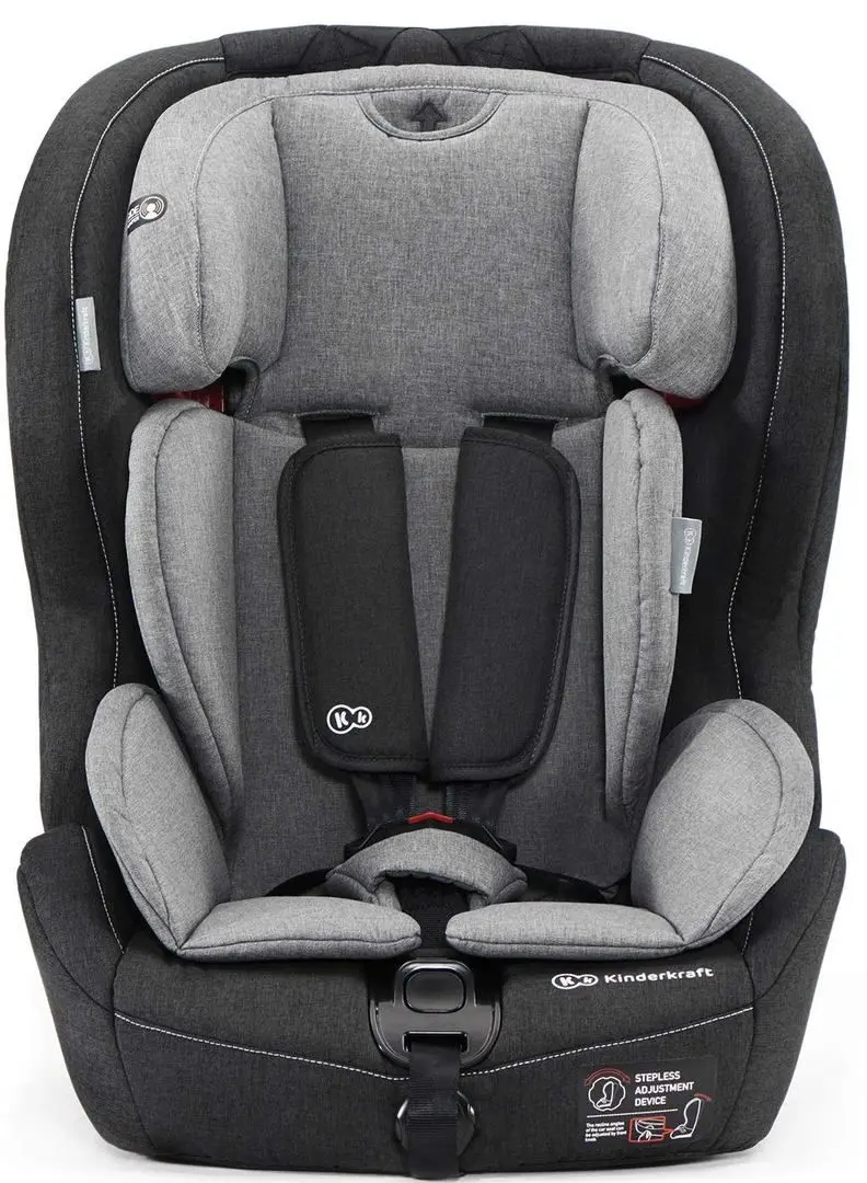 Автокресло KinderKraft Safety Fix (Black/Grey)
