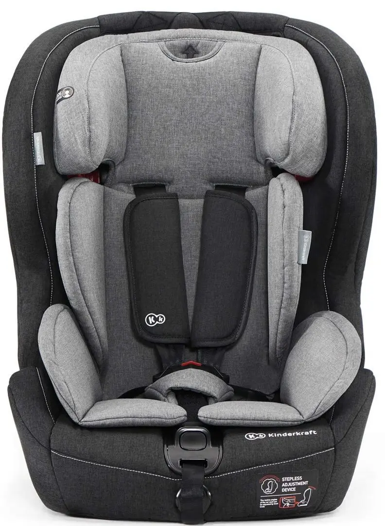 Автокресло KinderKraft Safety Fix (Gray/Black)