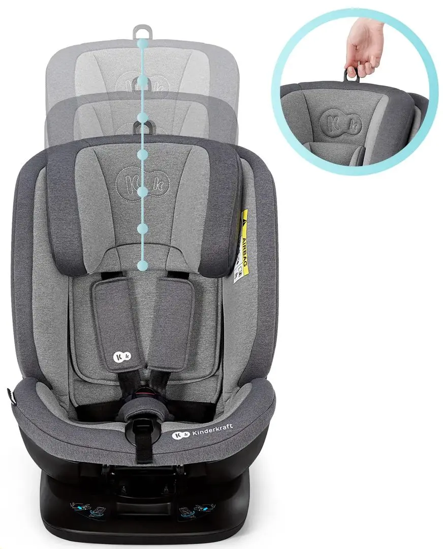 Scaun auto KinderKraft Xpedition (Grey)