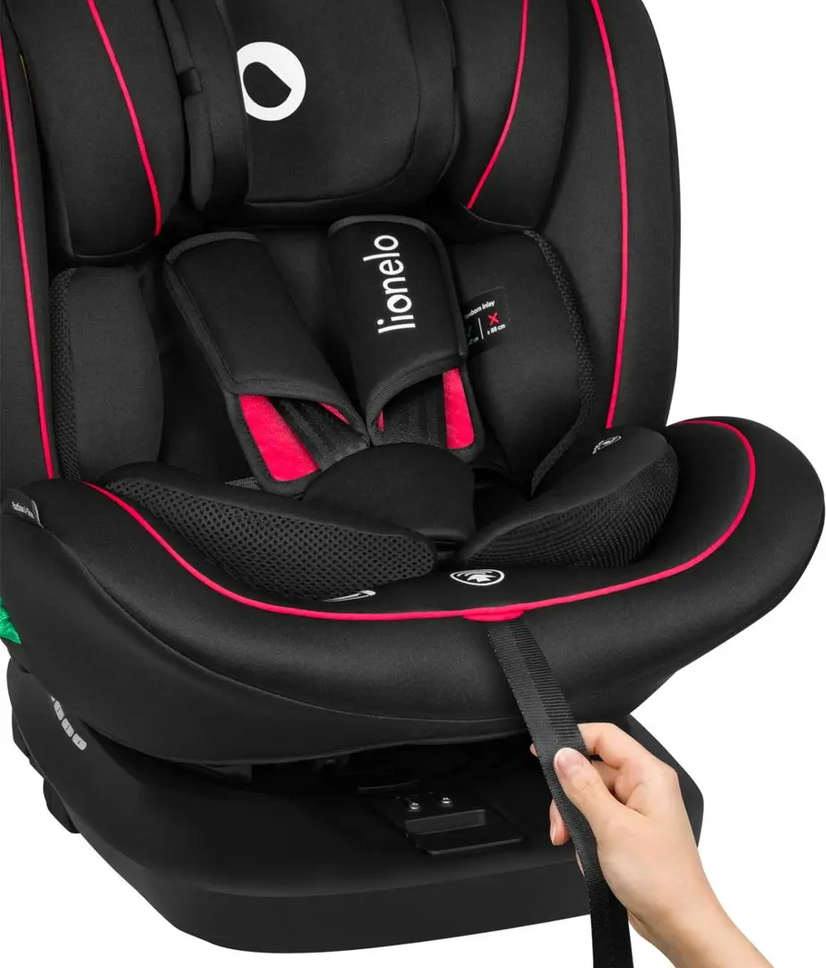 Автокресло Lionelo Bastiaan I-Size (Black/Red)