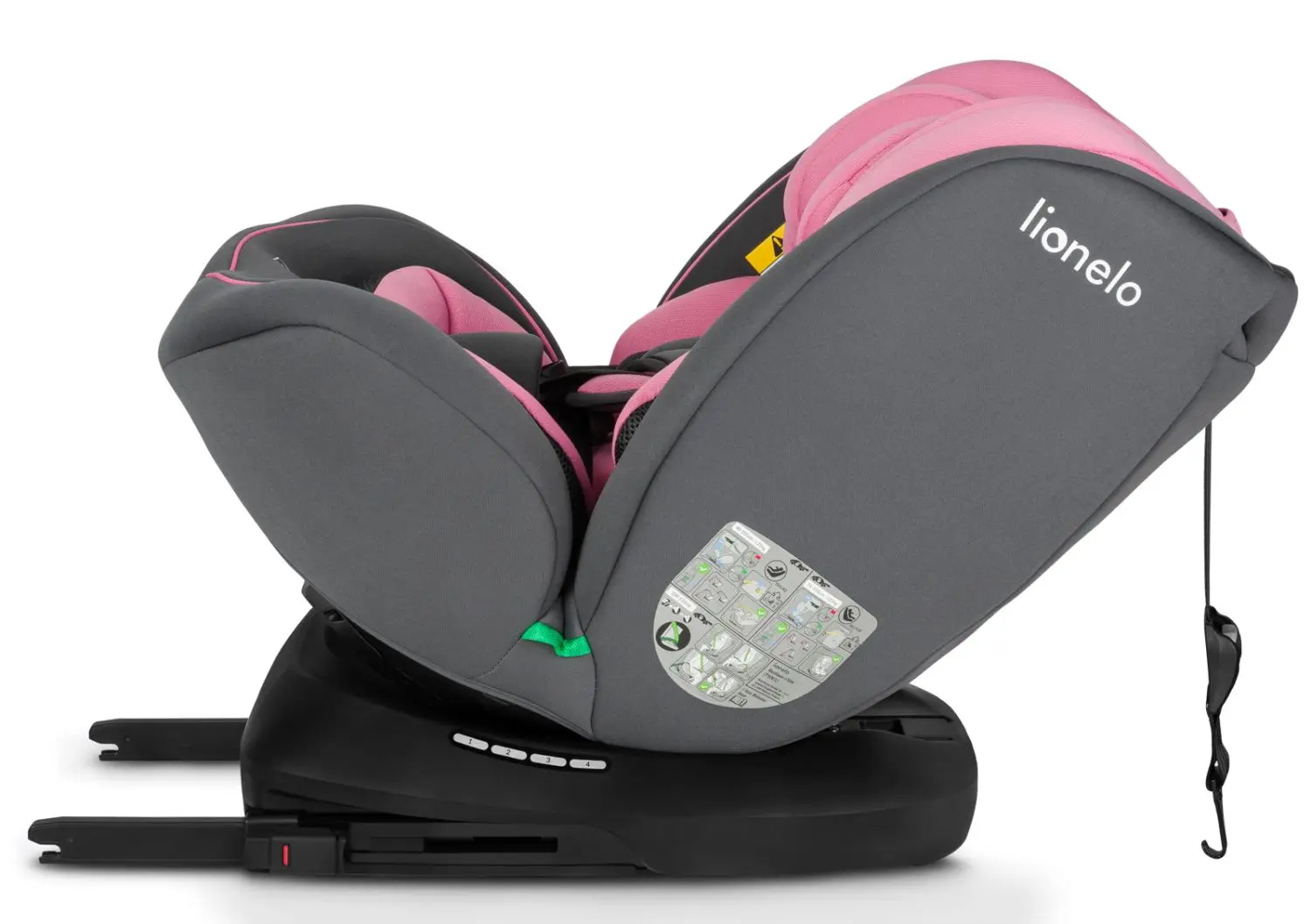Автокресло Lionelo Bastiaan I-Size (Pink/Gray)