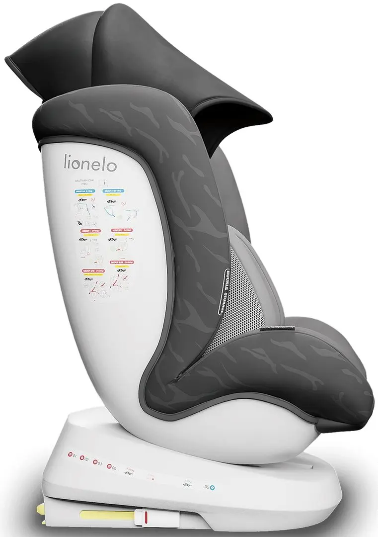 Автокресло Lionelo Bastiaan One (Graphite) - 6