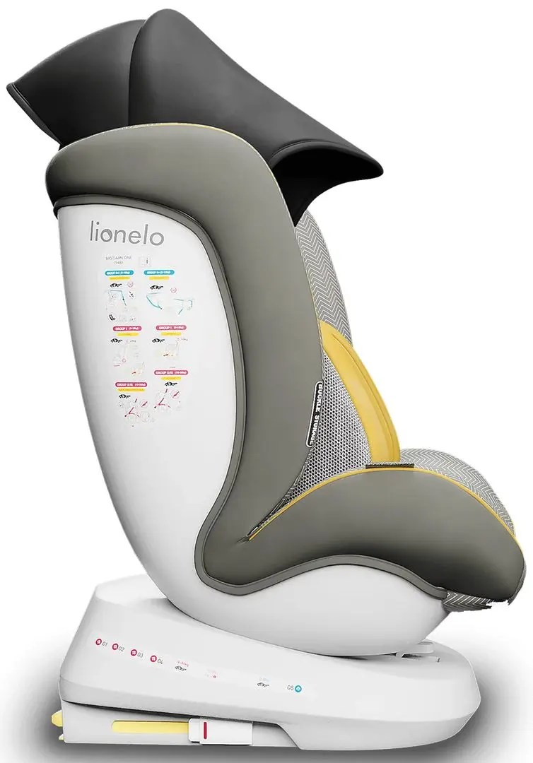 Scaun auto Lionelo Bastiaan One (Yellow Mustard)