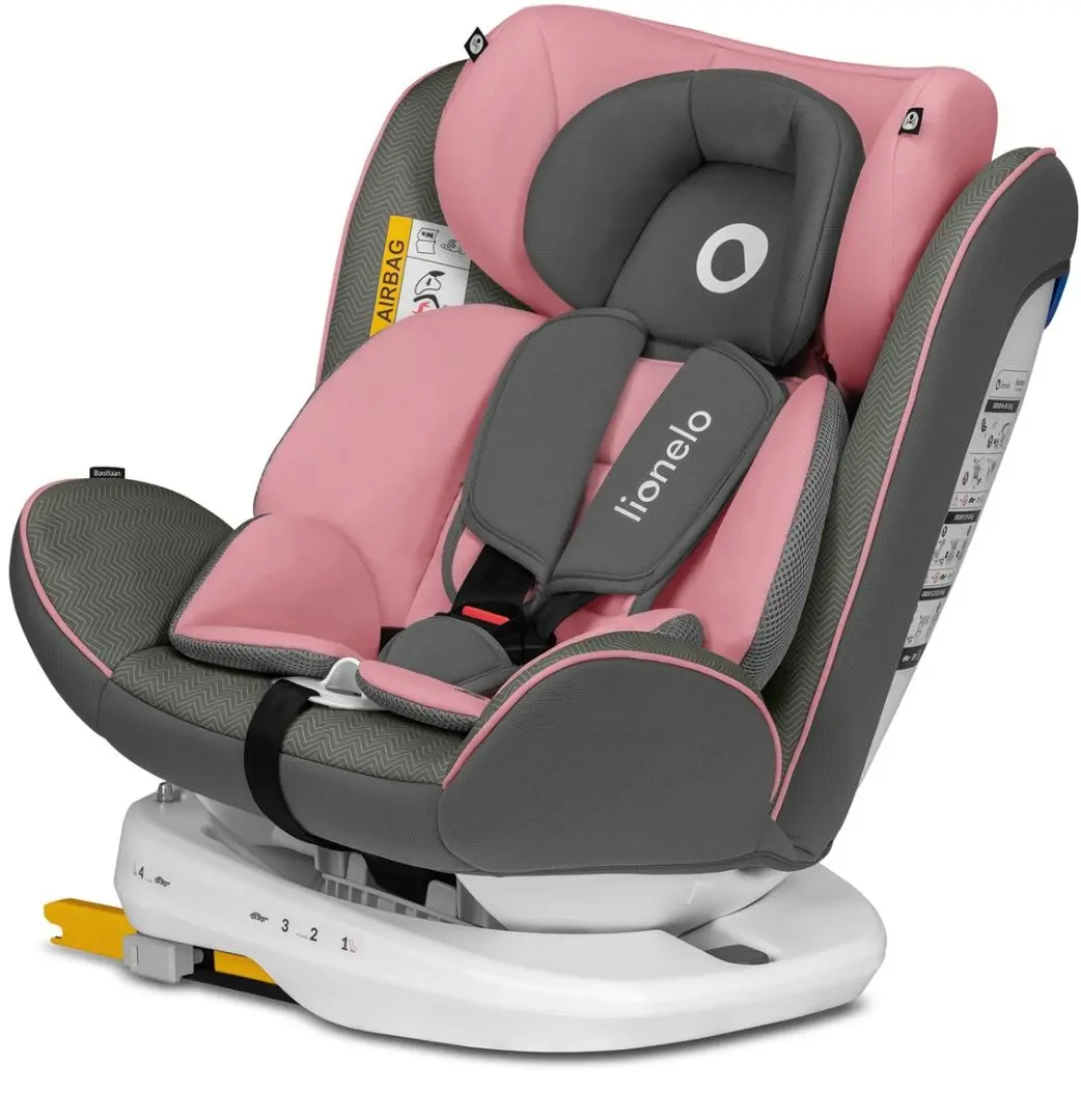 Scaun auto Lionelo Bastiaan (Pink/Grey)