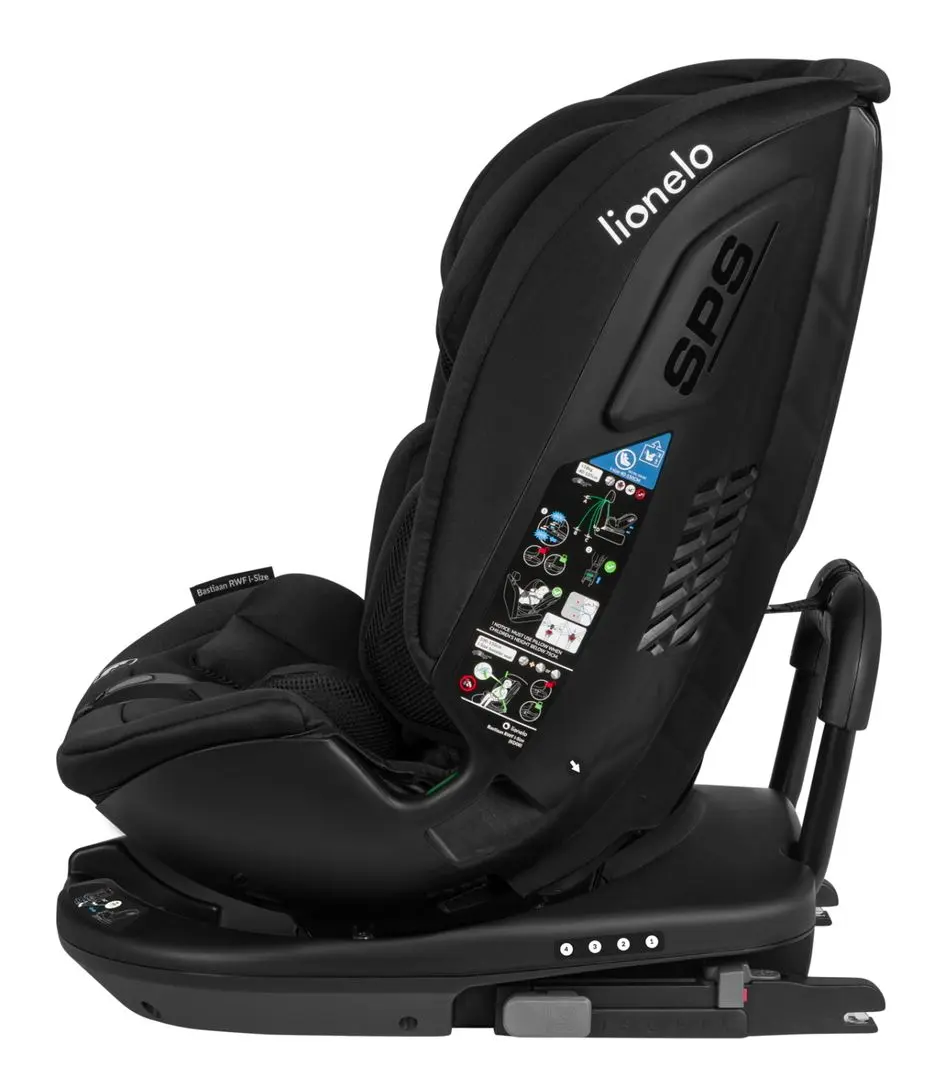 Автокресло Lionelo Bastiaan RWF I-Size (Black Carbon)