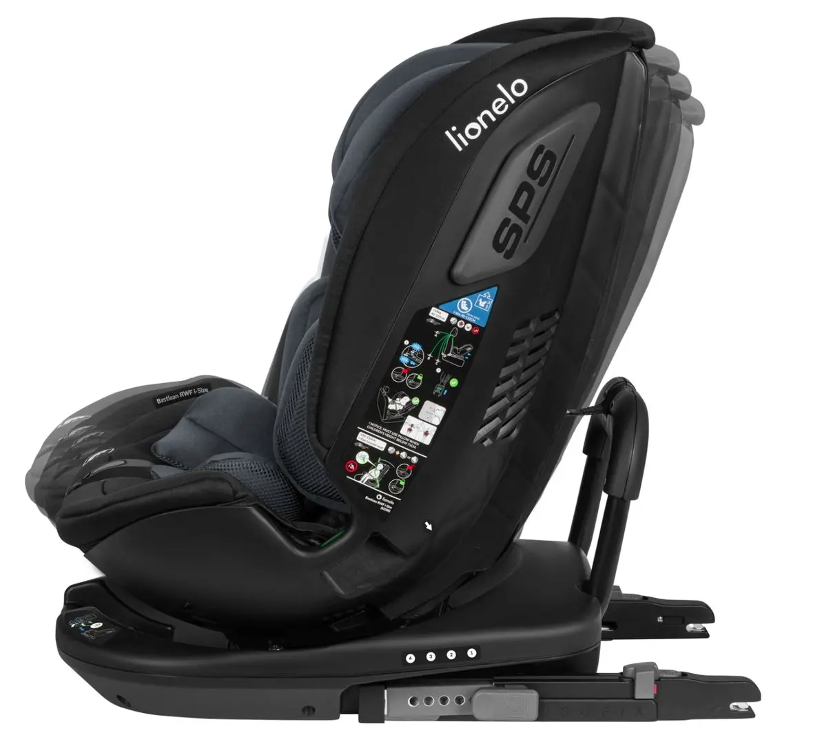 Автокресло Lionelo Bastiaan RWF I-Size (Gray Stone)