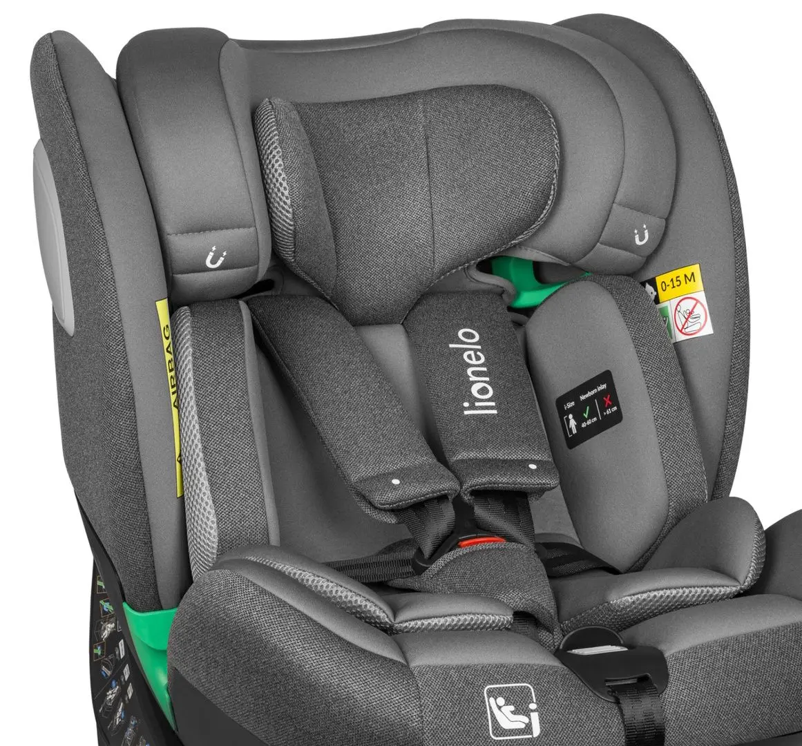 Scaun auto Lionelo Braam i-Size (Grey Stone)