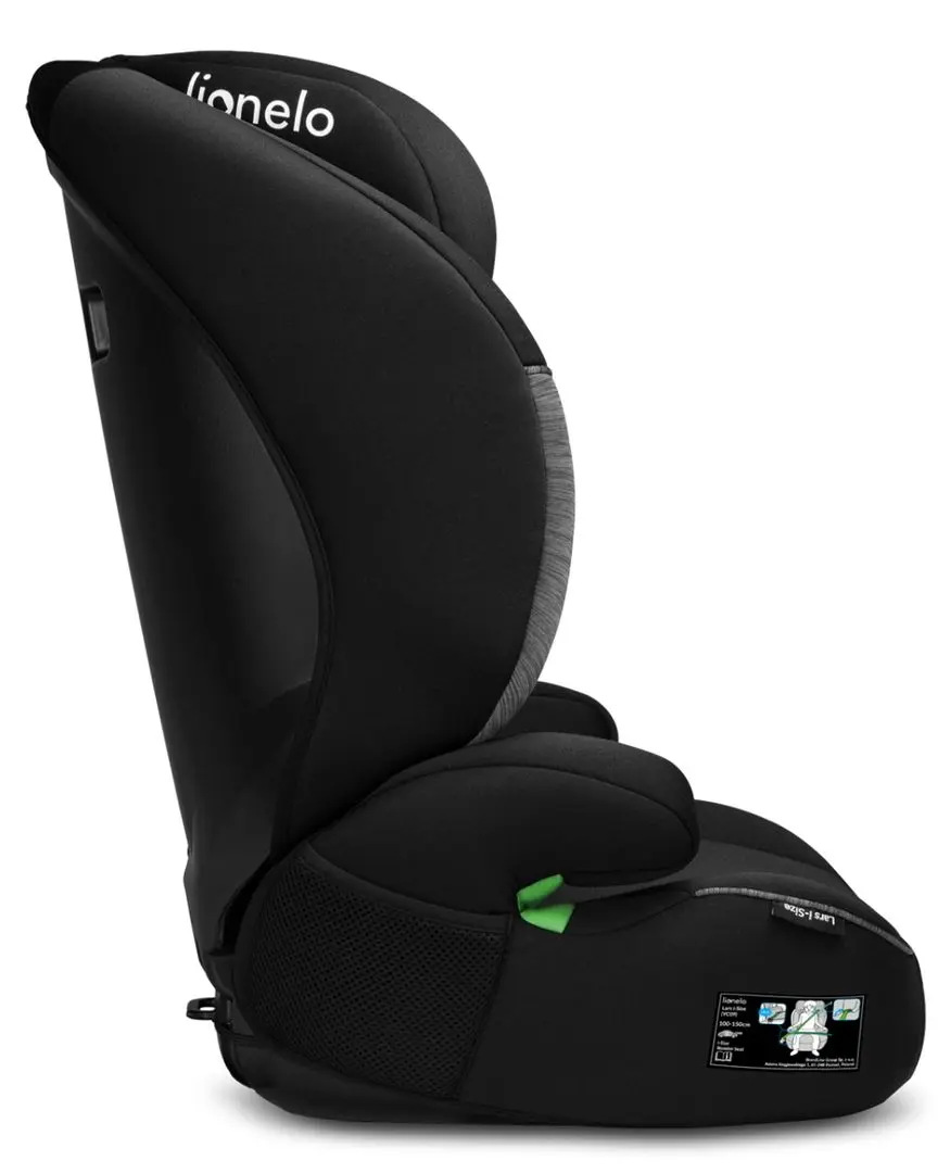 Scaun auto Lionelo Lars I-Size (Black/Gray)