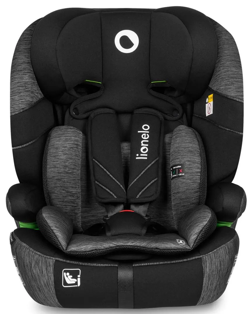 Scaun auto Lionelo Levi One i-Size (Black/Grey)
