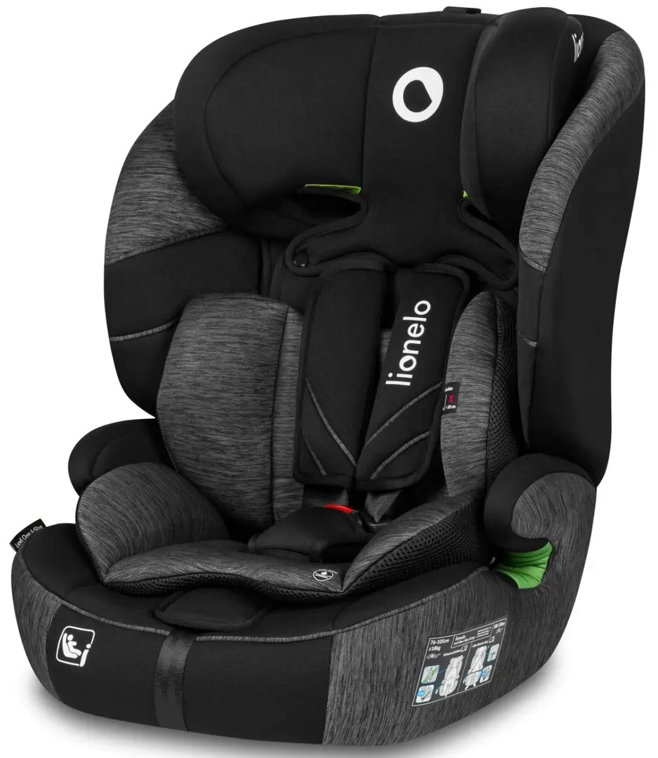 Scaun auto Lionelo Levi One i-Size (Black/Grey)