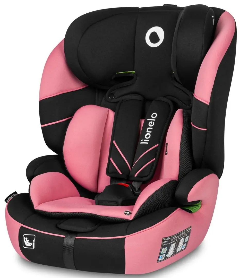 Scaun auto Lionelo Levi One i-Size (Black/Pink)