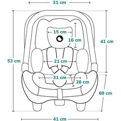 Scaun auto Lionelo Noa Plus (Grey Scandi) Thumb